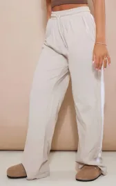 zlog-bawelna-bok-naszywka-szeroki-noga-biegacze-prettylittlething-xl