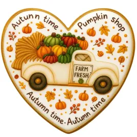 ciastko-lukrowane-white-pick-up-pumpkin-roz-l-serce-jesien-recznie-robione