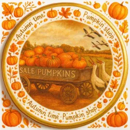 ciastko-lukrowane-polish-autumn-roz-xl-kolo-jesien-recznie-robione