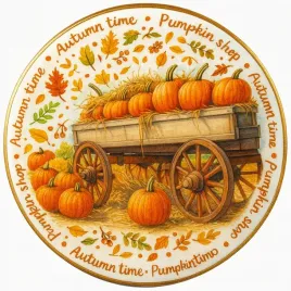ciastko-lukrowane-village-autumn-roz-s-kolo-jesien-recznie-robione