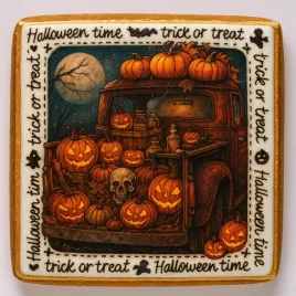 ciastko-lukrowane-ghost-car-roz-xl-kwadrat-at-halloween-recznie-robione