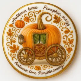 ciastko-lukrowane-pumpkin-carriage-orange-roz-l-kolo-recznie-robione