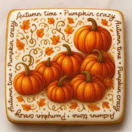 ciastko-lukrowane-pumpkin-fan-roz-xl-poziom-jesien-recznie-robione