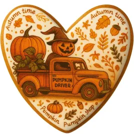 ciastko-lukrowane-pumpkin-driver-sun-roz-m-serce-recznie-robione
