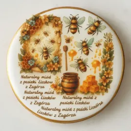ciastko-lukrowane-logo-pasieka-pamiatka-miodek-kolo-roz-l-recznie-robione