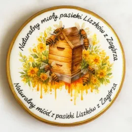 ciastko-lukrowane-logo-pasieka-pamiatka-miodek-kolo-no-4-roz-xl-recznie-rob