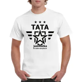 biala-koszulka-dla-taty-tata-jednostka-do-zadan-specjalnych-dzien-ojca