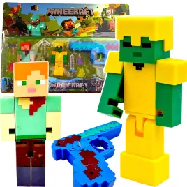 minecraft-figurki-alex-zombie-zlota-zbroja-zestaw-10w1-pistolet-akcesoria