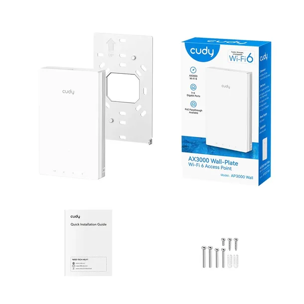 access-point-cudy-ap3000-wall-wi-fi-6-pasmo-24-ghz-5-ghz