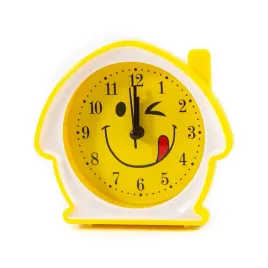 zegar-z-budzikiem-happy-face-11cm-rozne-wzory