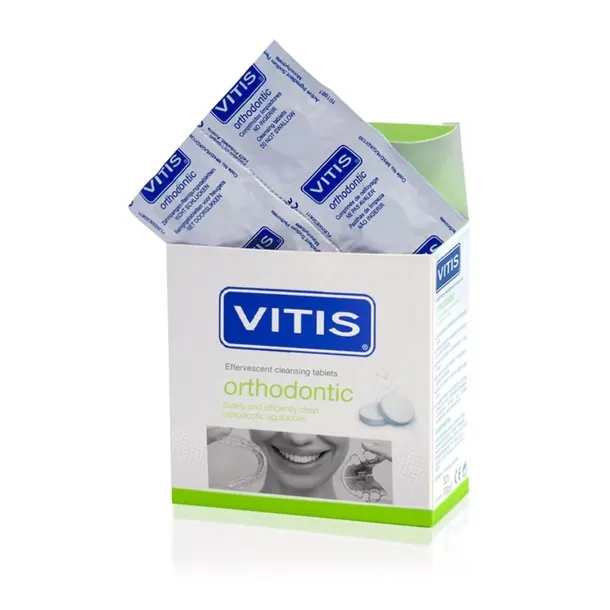 VITIS orthodontic tabletki czyszczące do aparatu ortodontycznego 32 szt.