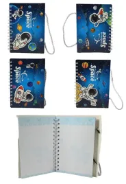 zeszyt-kolowy-notes-dla-dzieci-kosmos-prezent-zestaw-4szt
