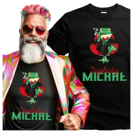 koszulka-meska-dla-michala-zabawna-zaba-zajebisty-michal-xl