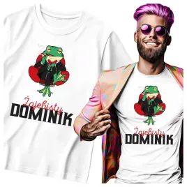 koszulka-meska-dla-dominika-zabawna-zaba-zajebisty-dominik-s