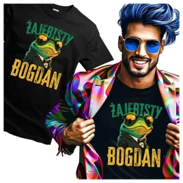 koszulka-meska-dla-bogdana-zajebisty-bogdan-smieszna-zaba-xl