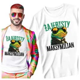 koszulka-prezent-dla-maksymiliana-zajebisty-maksymilian-smieszna-zaba-xs
