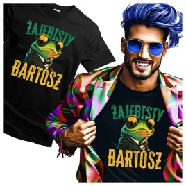koszulka-meska-dla-bartosza-zajebisty-bartosz-smieszna-zaba-xl