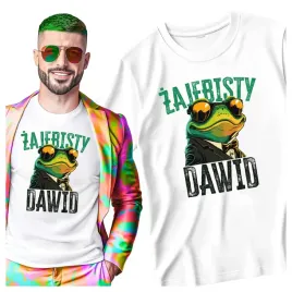 koszulka-meska-dla-dawida-zajebisty-dawid-smieszna-zaba-s