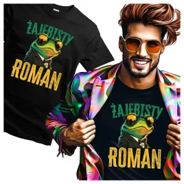 koszulka-meska-dla-romana-zajebisty-roman-smieszna-zaba-xl