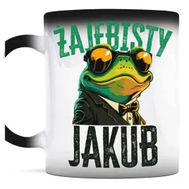 smieszny-prezent-dla-jakuba-kubek-magiczny-zajebisty-jakub-smieszna-zaba