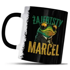 kubek-z-nadrukiem-dla-marcela-prezent-zajebisty-marcel-smieszna-zaba-kawy