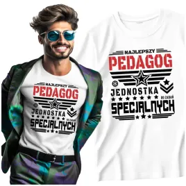 smieszne-koszulki-meskie-najlepszy-pedagog-jednostka-zadan-specjalnych-xs