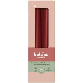 swiece-stolowe-bolsius-szpica-245-24-bordowe-7h-8szt