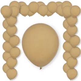 balony-pastel-desert-sand-decomex-kremowy-ciemny-5-100-szt