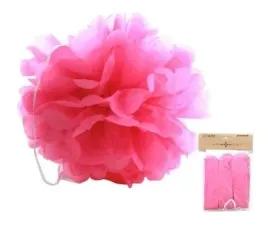 ozdoba-papierowa-pompon-rozowa-25cm-3szt