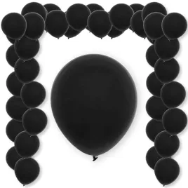 balony-pastel-black-decomex-czarny-5-100-szt