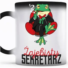 smieszny-prezent-dla-sekretarza-kubek-magiczny-zajebisty-sekretarz-zaba