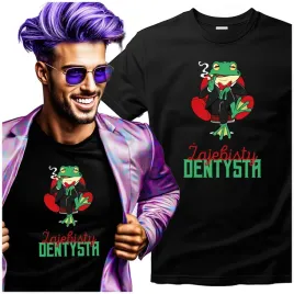 koszulki-meskie-dla-dentysty-zajebisty-dentysta-ze-smieszna-zaba-xxl