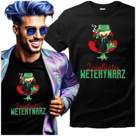 koszulka-meska-z-nadrukiem-zajebisty-weterynarz-ze-smieszna-zaba-s