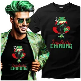 koszulka-meska-z-nadrukiem-zajebisty-chirurg-ze-smieszna-zaba-s