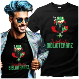 koszulki-meskie-dla-bibliotekarza-zajebisty-bibliotekarz-smieszna-zaba-xxl