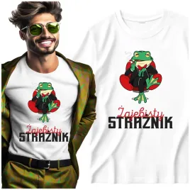 meski-tshirt-dla-straznika-zajebisty-straznik-ze-smieszna-zaba-l