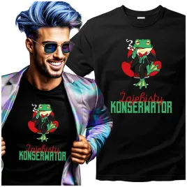 koszulka-meska-z-nadrukiem-zajebisty-konserwator-ze-smieszna-zaba-s