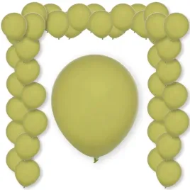 balony-pastel-olive-decomex-oliwkowy-5-100-szt