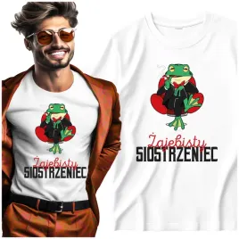 koszulka-meska-dla-siostrzenca-zajebisty-siostrzeniec-ze-smieszna-zaba-xl