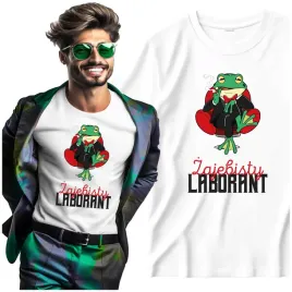 koszulka-meska-dla-laboranta-zajebisty-laborant-ze-smieszna-zaba-xl