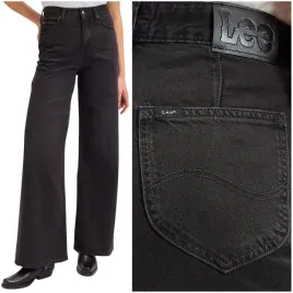 lee-stella-a-line-wysokie-szerokie-damskie-spodnie-jeansowe-palazzo-w29-l31