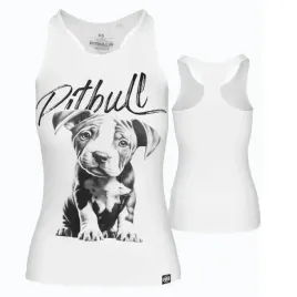 pitbull-west-coast-damska-koszulka-tank-top-slim-fit-puppy-biala-xs