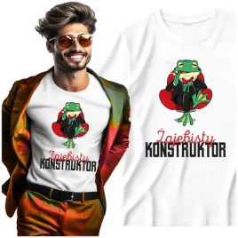 koszulka-prezent-dla-konstruktora-zajebisty-konstruktor-ze-smieszna-zaba-xs