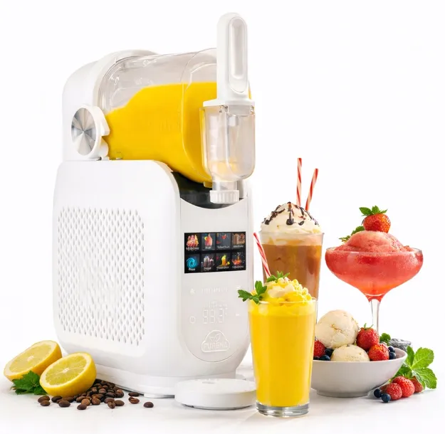 Granitor maszynka do lodów kawa mrożona slushy Purena+ZESTAW STARTOWY BIAŁA