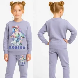 dres-sportowy-dziewczecy-110-bluza-spodnie-bluza-komplet-roblox-zestaw