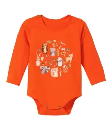body-dzieciece-wadera-pomaranczowe-z-zwierzatkami-3-do-6-mies