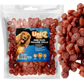 przysmak-dla-psa-sushi-rollsy-z-kaczka-i-dorszem-90percent-uniq-pets-500g