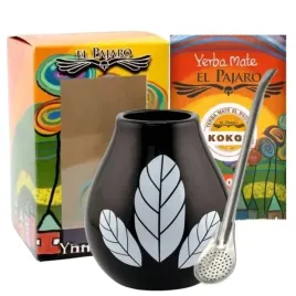 zestaw-yerba-mate-el-pajaro-kokos-50g-matero-bombilla