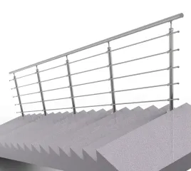 balustrada-nierdzewna-wypelnienie-poziome-mocowanie-gorne-6000mm-satyna