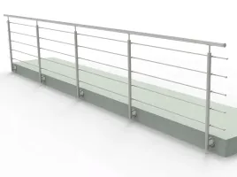 balustrada-nierdzewna-6m-wypelnienie-poziome-mocowanie-boczne-6000mm-satyna